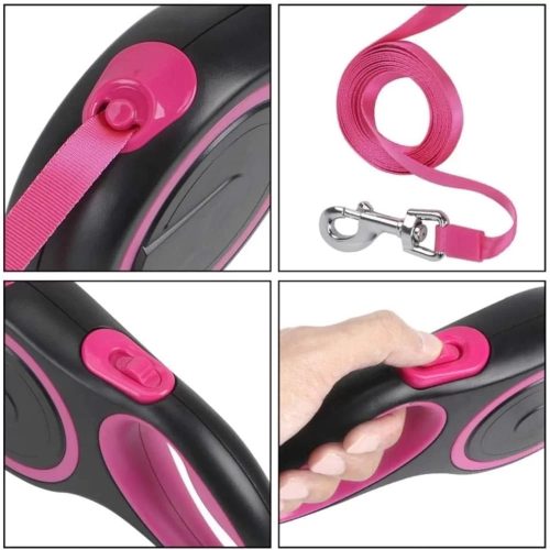 Nunbell kutya automata póráz több színben S -3m