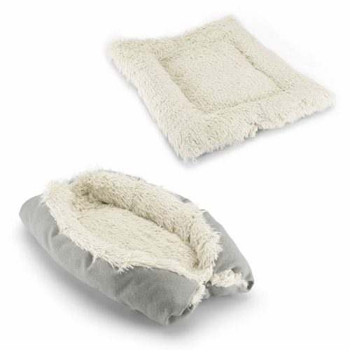 Puha nyugtató kutya-macska fészek 2 az 1-ben - Fehér